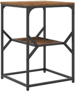 vidaXL Stolik nocny Stare drewno 41 x 40 x 60 cm 4