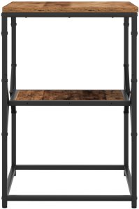 vidaXL Stolik nocny Stare drewno 41 x 40 x 60 cm 6