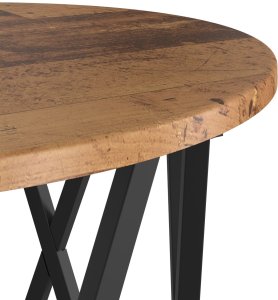 vidaXL Stolik Kawowy Drewno z odzysku Drewno 50 x 50 x 40 cm Trwały 8