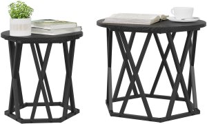 vidaXL Stolik kawowy Czarny dąb Drewno inżynieryjne Standardowy 3