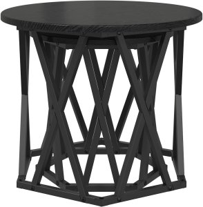 vidaXL Stolik kawowy Czarny dąb Drewno inżynieryjne Standardowy 5