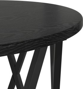 vidaXL Stolik kawowy Czarny dąb Drewno inżynieryjne Standardowy 8