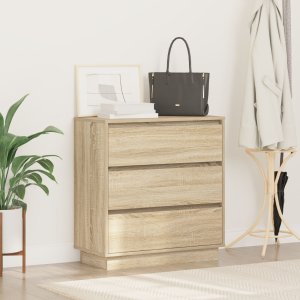 vidaXL Stolik nocny Dąb Sonoma Płyta wiórowa 71 x 34.5 x 75 cm 4