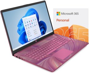 Laptop HP 17-cn3104ds / A59W2UA / Office 365 / Intel N200 / 16GB / 128GB USF / Intel UHD / HD+ / Win 11 / Fioletowy 1