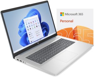 Laptop HP 17-cn3102ds / A59W0UA / Office / Intel N200 / 8GB / 128GB USF / Intel UHD / HD+ / Win 11 / Niebiesko-Srebrny 1