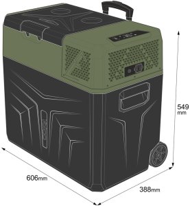 Lodówka turystyczna Yolco BCX50 Green 47 l 21