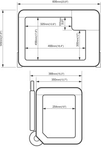 Lodówka turystyczna Yolco BCX50 Green 47 l 22