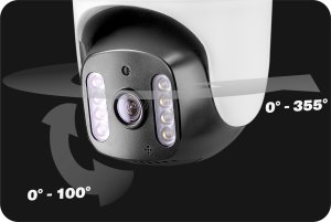 Kamera Zewnętrzna V22 GSM IP na Kartę SIM 4G LTE 2+2 MPx Zintronic IKPGSM220DLV1 7