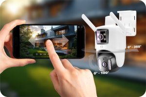 Kamera Zewnętrzna V22 GSM IP na Kartę SIM 4G LTE 2+2 MPx Zintronic IKPGSM220DLV1 8