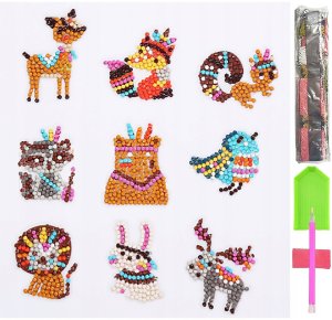 HAFT DIAMENTOWY 5D Zestaw DZIECI Najklejki PUZZLE 1