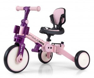 Milly Mally Rowerek 5w1 Optimus Max Pink 3