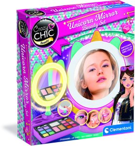 Veidrožio ir kosmetikos rinkinys Clementoni Crazy Chic Unicorn 1