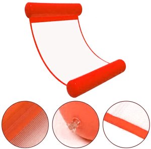 DA164A Dmuchany materac leżak do wody     czerwony 3