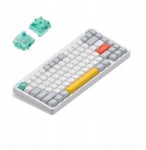Nuphy - Halo75 v2 Wireless Mechanical Keyboard - Bezprzewodowa Klawiatura Mechaniczna Ionic White Mint 1