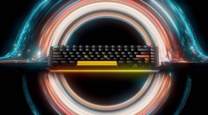 Nuphy - Halo75 v2 Wireless Mechanical Keyboard - Bezprzewodowa Klawiatura Mechaniczna Obsidian Black Raspberry 4