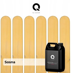 IMPREGNAT BARWIĄCY DO DREWNA Z SILIKONEM 2w1 ALTANA KOLOR SOSNA ZŁOCISTA 5L 6