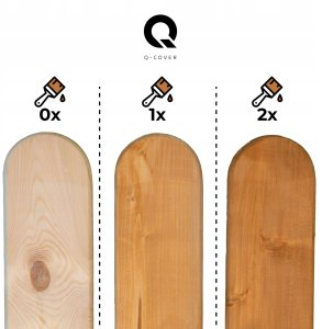 IMPREGNAT BARWIĄCY DO DREWNA Z SILIKONEM 2w1 ALTANA DESKI KOLOR DĄB 5L 3