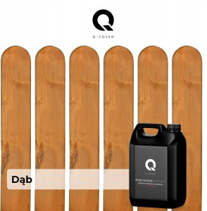 IMPREGNAT BARWIĄCY DO DREWNA Z SILIKONEM 2w1 ALTANA DESKI KOLOR DĄB 5L 6