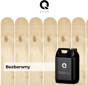 IMPREGNAT BARWIĄCY DO DREWNA Z SILIKONEM 2w1 ALTANA KOLOR BEZBARWNY 5L 6