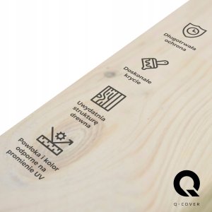 IMPREGNAT BARWIĄCY DO DREWNA Z SILIKONEM 2w1 ALTANA DESKI KOLOR BIAŁY 5L 4