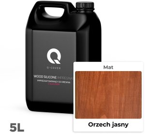 IMPREGNAT BARWIĄCY DO DREWNA Z SILIKONEM 2w1 ALTANA KOLOR ORZECH JASNY 5L 2