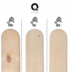 IMPREGNAT BARWIĄCY DO DREWNA Z SILIKONEM 2w1 KOLOR BEŻOWY JASNY H4164 5L 3