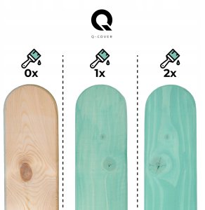 IMPREGNAT BARWIĄCY DO DREWNA Z SILIKONEM 2w1 ALTANA KOLOR MIĘTOWY H1553 5L 3