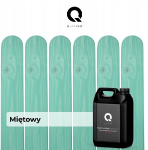 IMPREGNAT BARWIĄCY DO DREWNA Z SILIKONEM 2w1 ALTANA KOLOR MIĘTOWY H1553 5L 6