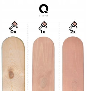 IMPREGNAT BARWIĄCY DO DREWNA Z SILIKONEM 2w1 DESKI KOLOR ŁOSOSIOWY H5533 5L 3