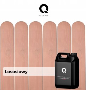 IMPREGNAT BARWIĄCY DO DREWNA Z SILIKONEM 2w1 DESKI KOLOR ŁOSOSIOWY H5533 5L 6