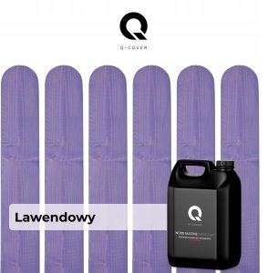 IMPREGNAT BARWIĄCY DO DREWNA Z SILIKONEM 2w1 DESKI KOLOR LAWENDOWY H2629 5L 6