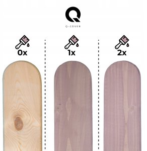 IMPREGNAT BARWIĄCY DO DREWNA Z SILIKONEM 2w1 KOLOR PUDROWY RÓŻ H3250 5L 3