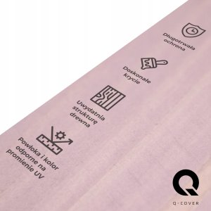 IMPREGNAT BARWIĄCY DO DREWNA Z SILIKONEM 2w1 KOLOR PUDROWY RÓŻ H3250 5L 4