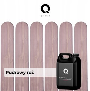 IMPREGNAT BARWIĄCY DO DREWNA Z SILIKONEM 2w1 KOLOR PUDROWY RÓŻ H3250 5L 6