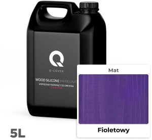 IMPREGNAT BARWIĄCY DO DREWNA Z SILIKONEM 2w1 ALTANA KOLOR FIOLETOWY 5L 2