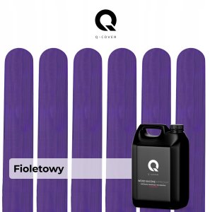 IMPREGNAT BARWIĄCY DO DREWNA Z SILIKONEM 2w1 ALTANA KOLOR FIOLETOWY 5L 6