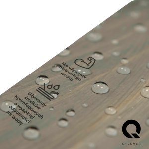 IMPREGNAT BARWIĄCY DO DREWNA Z SILIKONEM 2w1 KOLOR SZAROŚĆ CIEMNA 7046 5L 5