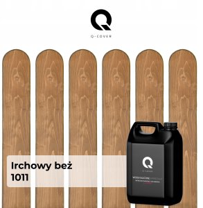 IMPREGNAT BARWIĄCY DO DREWNA Z SILIKONEM 2w1 KOLOR IRCHOWY BEŻ 1011 5L 6