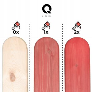 IMPREGNAT BARWIĄCY DO DREWNA Z SILIKONEM 2w1 ALTANA DESKI KOLOR RÓŻ 5L 3