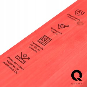 IMPREGNAT BARWIĄCY DO DREWNA Z SILIKONEM 2w1 ALTANA DESKI KOLOR RÓŻ 5L 4