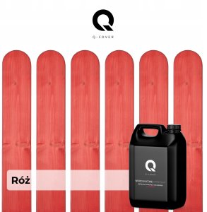 IMPREGNAT BARWIĄCY DO DREWNA Z SILIKONEM 2w1 ALTANA DESKI KOLOR RÓŻ 5L 6