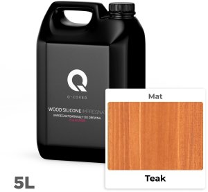 IMPREGNAT BARWIĄCY DO DREWNA Z SILIKONEM 2w1 ALTANA DESKI KOLOR TEAK 5L 2