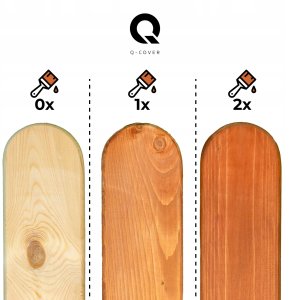 IMPREGNAT BARWIĄCY DO DREWNA Z SILIKONEM 2w1 ALTANA DESKI KOLOR TEAK 5L 3