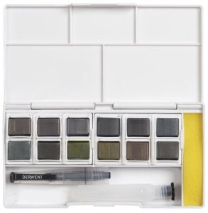 Artequipment Derwent Graphitint Paint Pan sæt 6