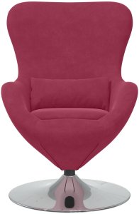 Fotele armchair vidaXL, fotele rozkładane i sypialne Burgundowy 4