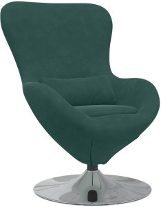 vidaXL Fotele, leżanki i sofy Ciemnozielony Poliester Średni 2