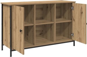 vidaXL Szafka RTV Dąb rzemieślniczy Płyta wiórowa Średnia 4