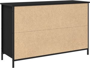 vidaXL Szafka TV Czarny dąb Średni 5