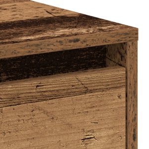 vidaXL Stolik Nocny Stary Dąb Drewno Średni Stolik Nocny Prostokątny 6