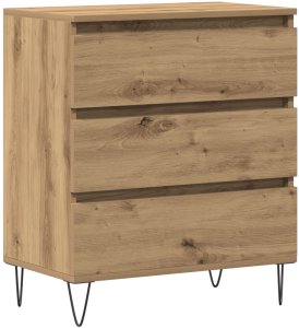 vidaXL Kredens Drewno Rzemieślnicze Płyta wiórowa, Nogi Metalowe Średni 2